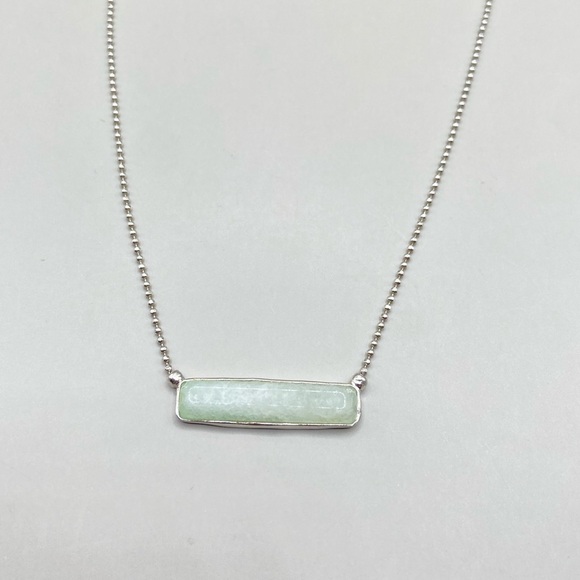 Silpada Sterling Silver Quartzite Set the Bar necklace N3031 - Picture 1 of 6